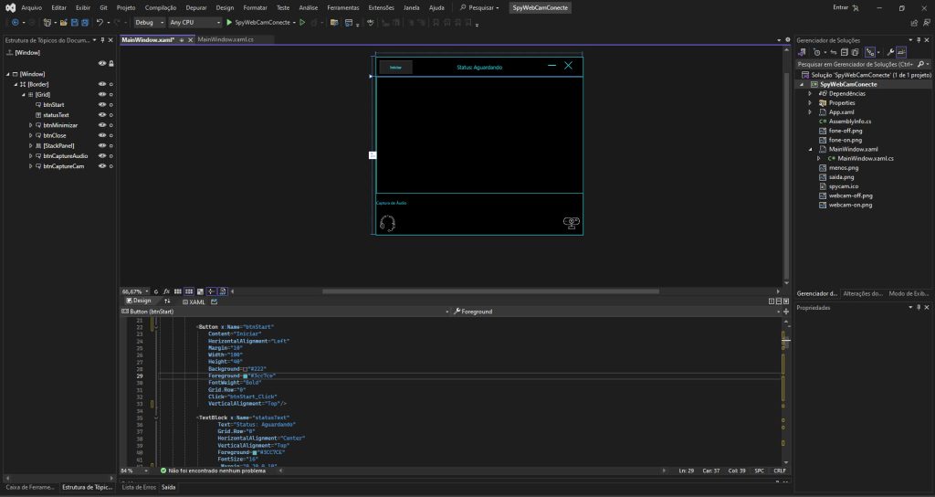 VisualStudio SpyCamConecte