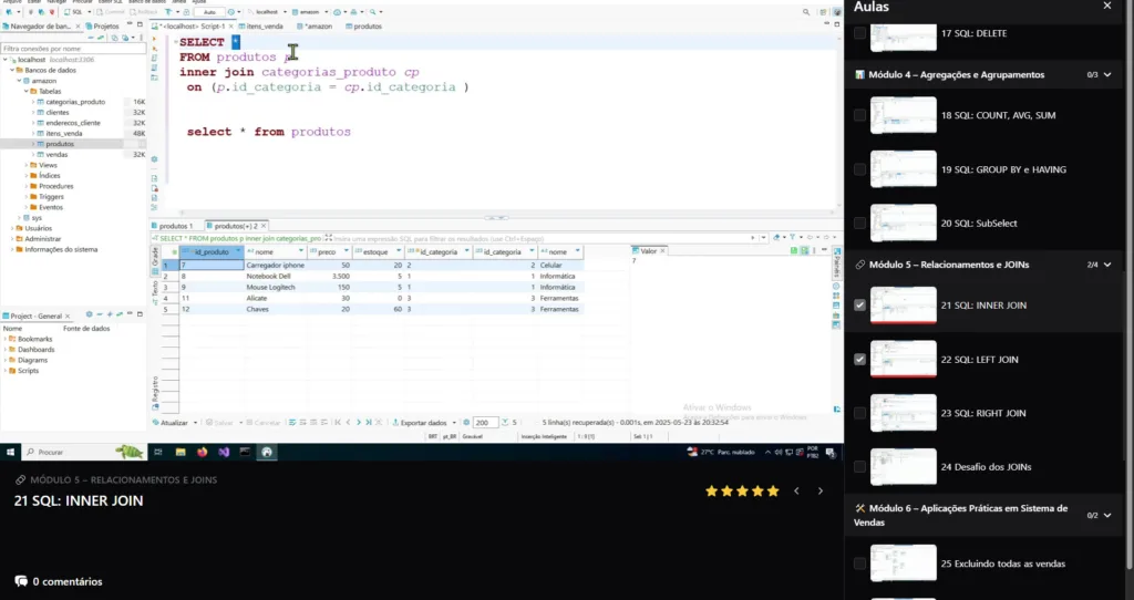 CURSO SQL PAINEL ALUNO